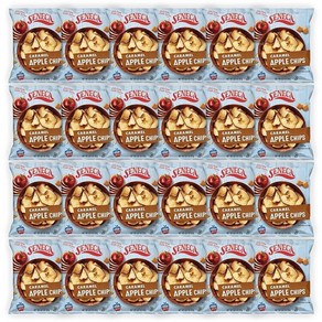 Seneca 신선한 애플 사과로 만든 캐러멜 애플 사과 칩 Caamel Apple Chips Made with Fesh Apples, 24개, 20g