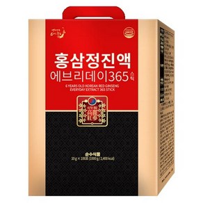 순수식품 홍삼정진액 에브리데이 365 스틱, 100개, 10g