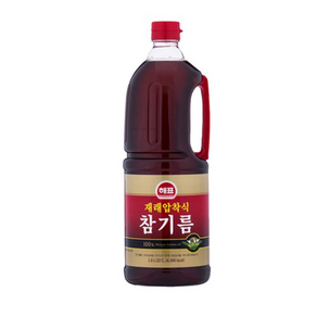 해표 재래식압착 참기름, 1.8L, 7개