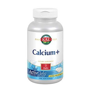 KAL Calcium Plus Tablets 1000 mg 200 Count, 1개, 200정