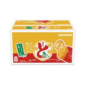 일본 코스트코 UHA 오사츠 도키쯔 소금버터 과자 박스, 65g, 1개