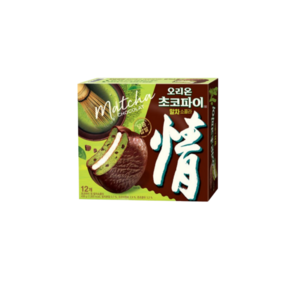오리온 초코파이 말차쇼콜라, 408g, 1개