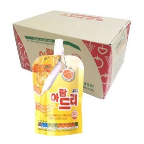 아람농장 아람드리 유자주스, 100ml, 40개