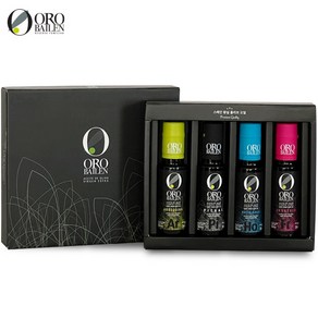 [오로바일렌] 오로바일렌 올리브오일 100ml 4종선물세트(피쿠알 아르베키나 오히블랑카 프란토이오), 1개