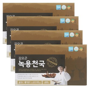 [홈쇼핑정품]김오곤원장 녹용천국 녹용홍삼 선물세트, 4개월(120포), 30개, 70ml