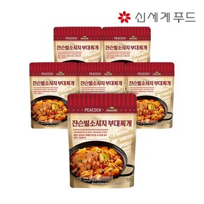 피코크 잔슨빌 부대찌개 500g 6봉, 6개