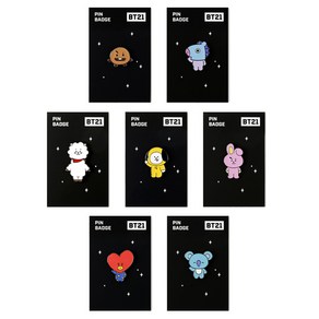 라인프렌즈 LINEFRIENDS BT21 핀뱃지 MANG, 1개