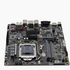 컴퓨터 H61 미니 ITX 마더보드 지원 LGA1155 듀얼 DDR3 프로세서 메인보드 Dopship