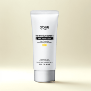 애터미 선크림 베이지 60ml SPF50+ 선블록 톤업