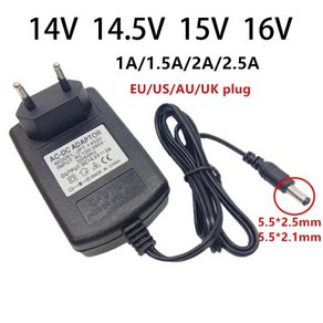 14V 14.5V 15V 16 V 전원 공급 장치 어댑터 1A 1.5A 2A 2.5A 2500mA 범용 AC/DC 어댑터 14 14.5 15 16 볼트 스위칭 어댑터, AU plug