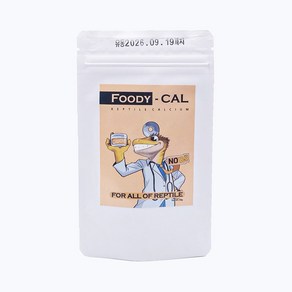 푸디칼 NO D3 칼슘제 야행성 도마뱀 파충류 크레 크레스티드게코 칼슘, 150g, 1개