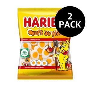 하리보 프라이드 에그 젤리 HARIBO Fied Egg Candies, 2개, 300g