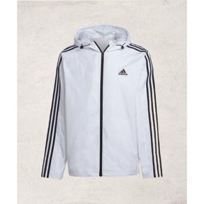 [ADIDAS]아디다스 윈드브레이커 에센셜 3S 우븐 윈드브레이커 화이트 IB0382