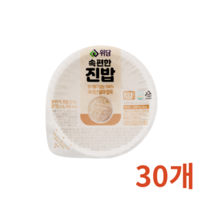 소화 다 됐어요~ 소화 잘되는 즉석밥 위담 한방 속편한 진밥 220g