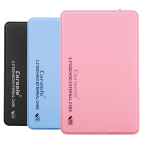 Caaele 이동식 외장하드 USB3.0 고속 하드 드라이브 2TB, 블랙, 1TB