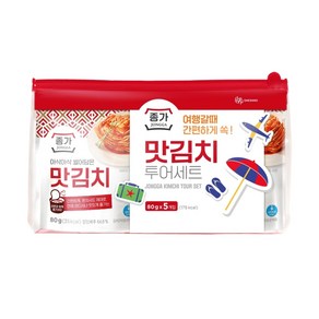 종가 맛김치 투어세트(80g ) 400g, 5개, 80g