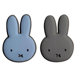 【miffy 미피 】 넨 버 르트 키프 자동차 번호판 캡 (BL × GY), 01 BL×GY