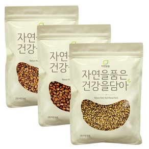 자연닮음 볶은 보리차 1kg + 볶은 옥수수차 1kg + 볶은결명자차 1kg 총 3kg, 1개