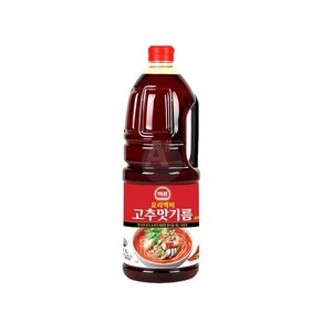 해표 고추맛기름 1.8L 중식 식당용 대용량 고춧기름 11203671