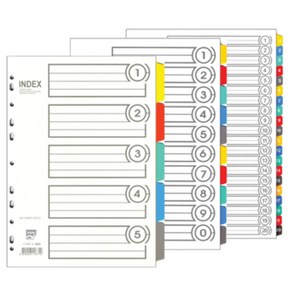 [알파] 인덱스간지 AI-610 PVC 10분류 A4