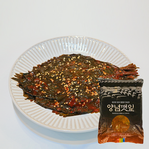 착한식품 양념깻잎 4kg 깻잎무침 장아찌, 1개