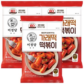 CJ 미정당 방앗간 가래떡 떡볶이 400g, 3개