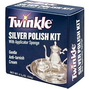 4.4온스(2팩) 트윙클 실버 폴리쉬 키트 2팩(124g) 4.4 Ounce (Pack of 2) Twinkle Silver Polish Kit 2 Pack(124g)