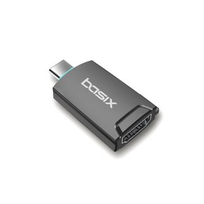 BASIX USB C타입 to HDMI 미러링 변환 젠더 맥북프로 노트북 스마트폰 갤럭시 TV연결 덱스