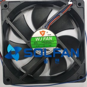 솔팬 WJB21202524L-F20 DC24V FAN DC팬 120mm 사이즈 / WJ팬 / 120MM X 25MM 사이즈 / 2000RPM / MADE IN CHINA, WJB21202524L, 1개