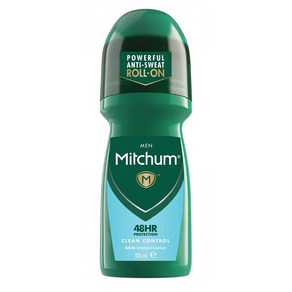 미첨 맨 데오드란트 롤온 100ml 6팩 클린 컨트롤 Mitchum Men 48HR Potection Roll-On Deodoant & Anti, 6개