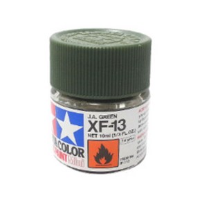 (81713) 타미야 아크릴 도료 XF-13 J.A.그린 무광 10ml