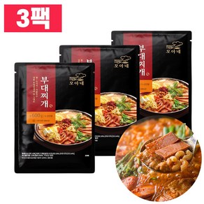 다모아 간편조리 즉석탕 부대찌개 600g, 1세트