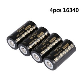 18650 CR123 16340 배터리 3.7V 700mAh CR123A LED 손전등 셀 USB 충전기에 대 한 충전식 리튬 이온, 4pcs, 4개