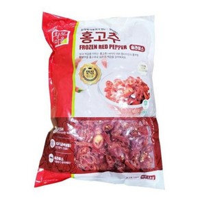 [아이핫] 황보마을 냉동 홍고추 슬라이스 1KG, 본상품선택, 1개