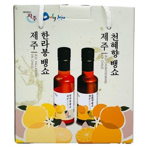 제주 한라봉 천혜향 미니뱅쇼 180ml x 2병 선물세트, 2개