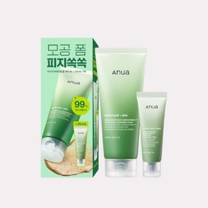 아누아 어성초 피지쏙 모공 폼, 150ml +25ml, 1개