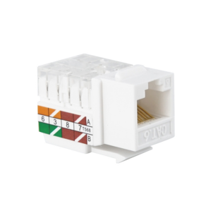 XB424 CAT6 키스톤잭 Unshelded 8P8C 월플레이트 RJ45