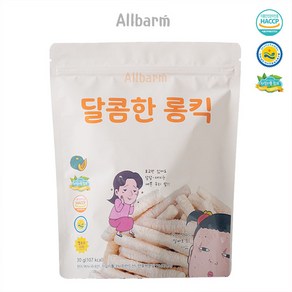 올바름 독도 쌀과자 종합상품, 달콤한 롱킥, 30g, 1개