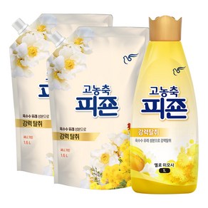 고농축 피죤 3종 1L+1.6L+1.6L, 써니가든(옐로미모사), 1세트