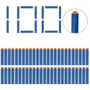 애즐토즈(A+Toys) [국내직배송] 너프 호환 <흡착> 다트 100개 (개당 59원 2팩 이상, 1개