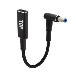 USB C타입 to DC 4.5 x 3.0 PD100W 노트북 충전케이블 15cm HT-CL044, 1개