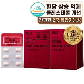 웰릿 당키퍼 바나바잎 추출물 홍국 30g, 60정, 2개