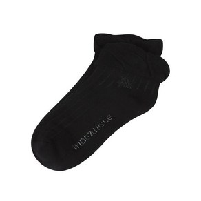 [와이드앵글 공식] [골프] 여성 CO 로고 쇼트 삭스_WWP24S01Z1, Black, 1개