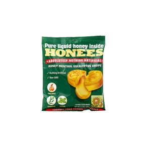 Honees 허니스 허니 목캔디 멘솔 유칼립투스맛 20개입, 100g, 3개