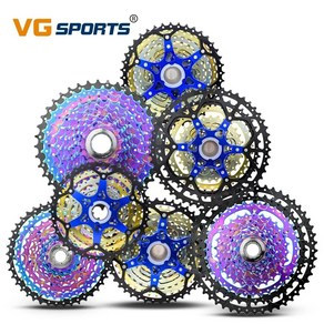 VG SPORTS MTB 자전거 카세트 스프로킷 분리형 프리휠 8 9 10 11 12 단 8v 9v 10v 11v 12v 산악 자전거 분리형 카세트, 1개