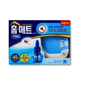 홈매트 리퀴드 살충제 코드 훈증기 + 리필 29ml, 1세트