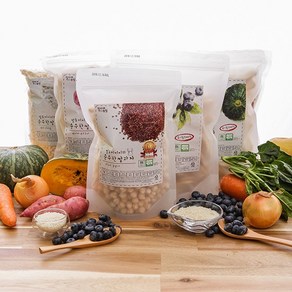 [질마재농장] 아기과자 유아간식 유기농쌀과자 11종, 혼합맛(백미/단호박), 60g, 1개