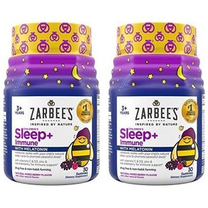 Zabee's Sleep 이뮨 Gummy 30개 2팩, 30 Count (Pack of 2), 30정, 2개