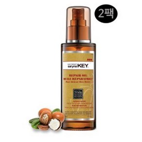 샤리나키 퓨어 쉐어 손상 헤어 리페어 오일 105mlX2팩, 105ml, 2개