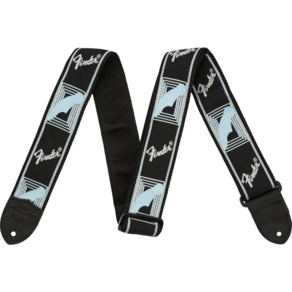 FENDER 펜더 정품 MONOGRAM 모노그램 스트랩 STRAP, BK/LT GRAY/DK GRAY, 1개